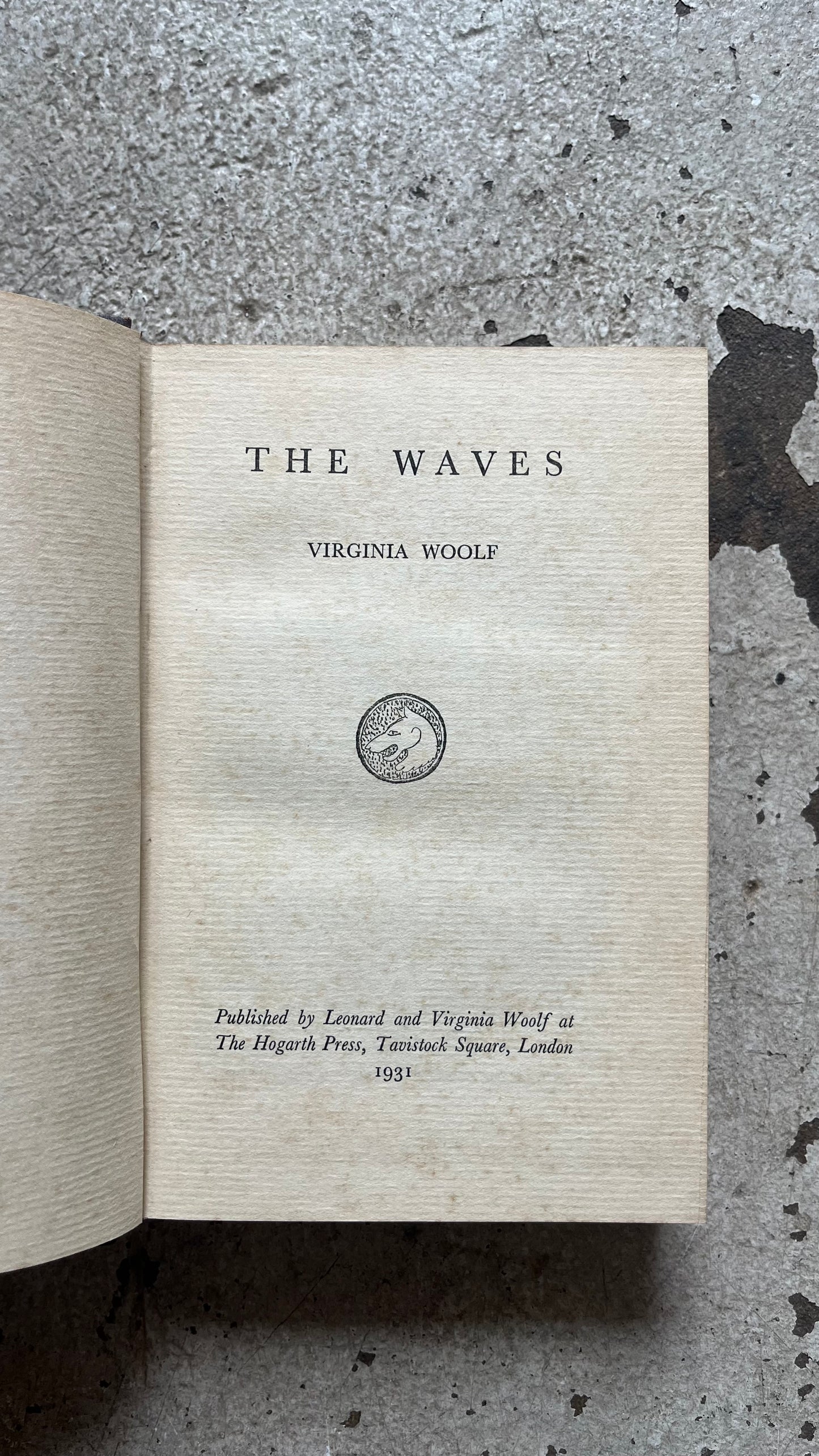 The Waves, Virginia Woolf, 1931 (First Edition)