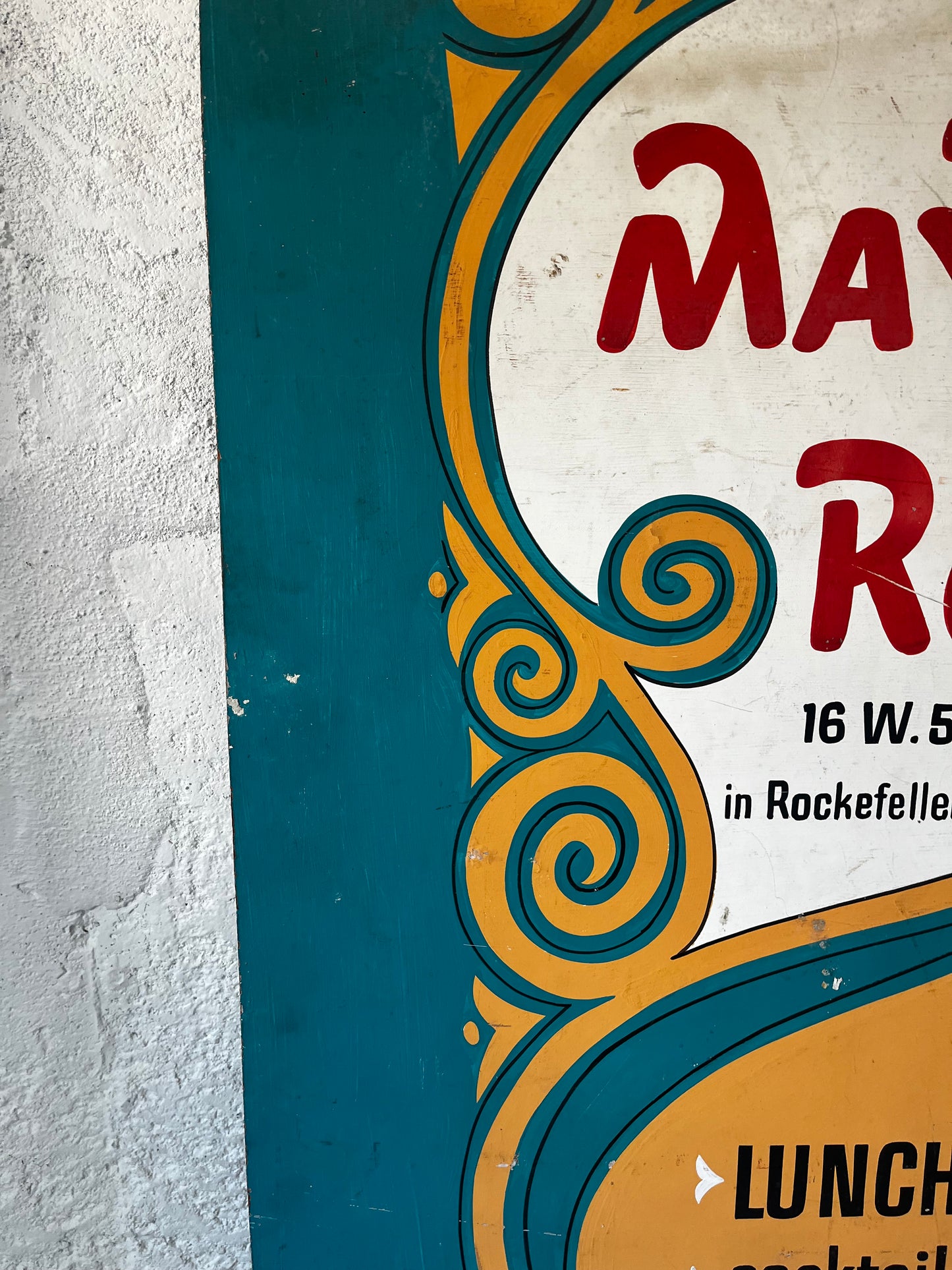 Mayan Room Sign, 1950s (NYC Delivery or Pickup Only)