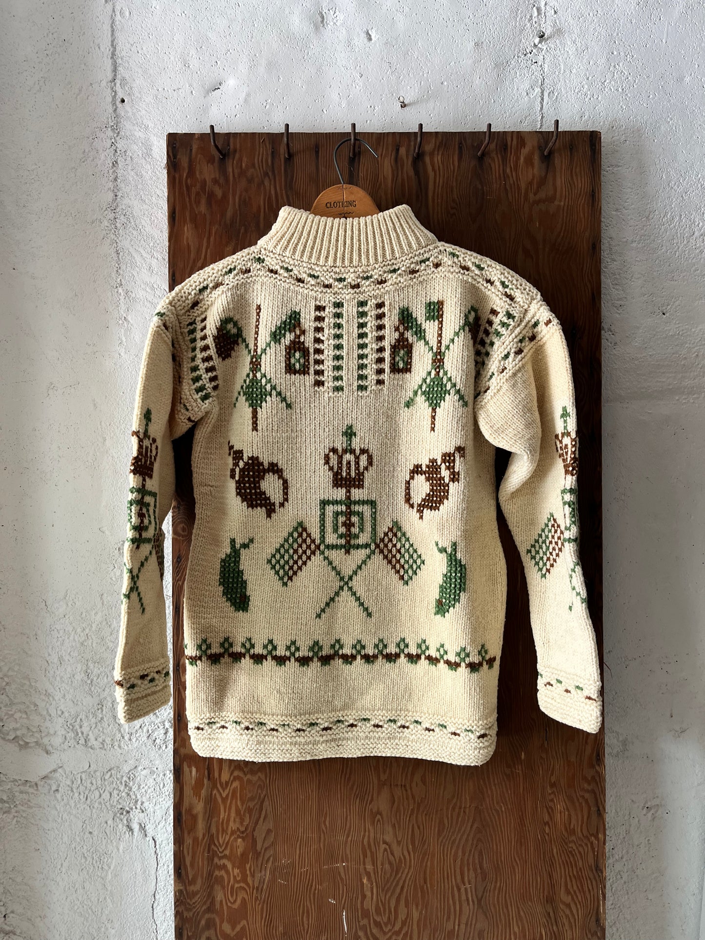 Fishing Knit, Sz Sm, 1960s