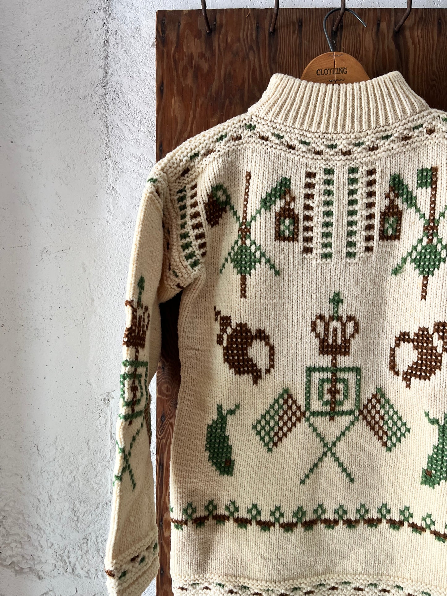 Fishing Knit, Sz Sm, 1960s