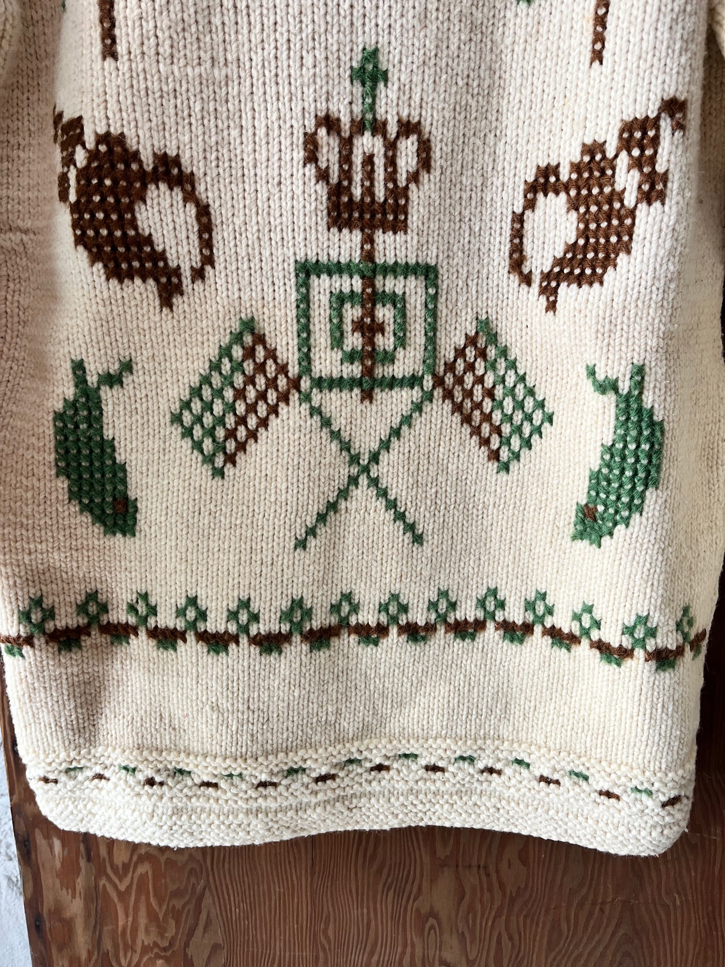 Fishing Knit, Sz Sm, 1960s