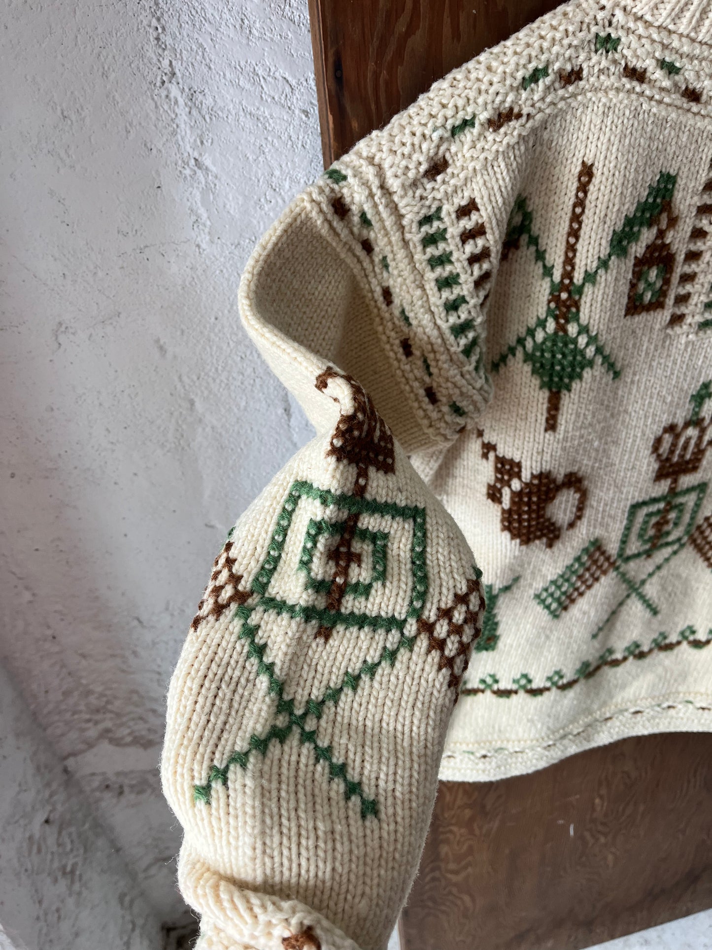 Fishing Knit, Sz Sm, 1960s