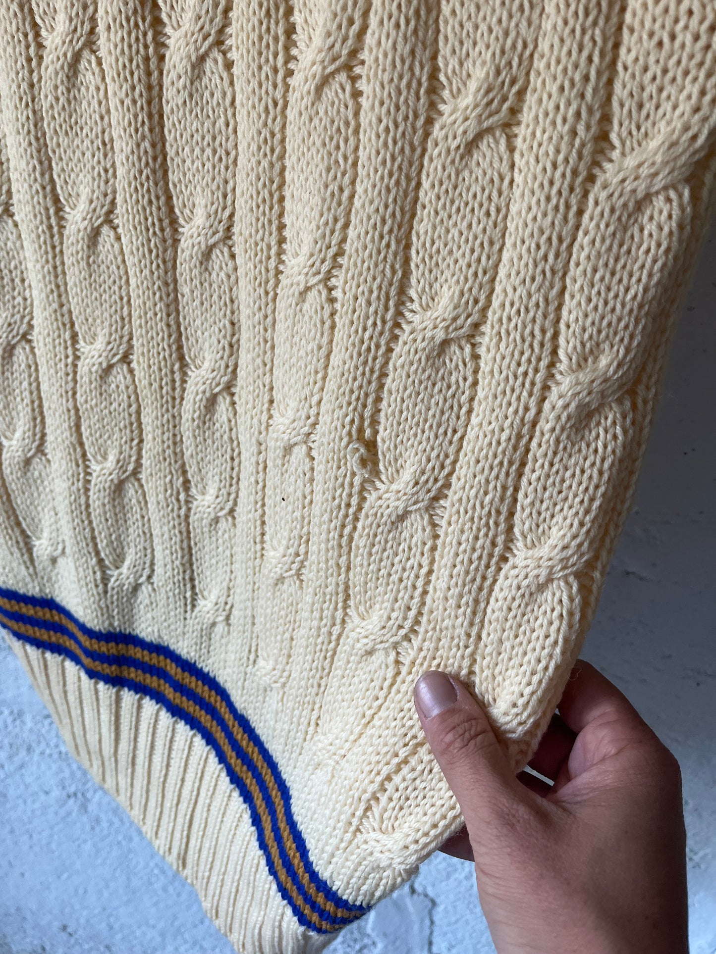 Cricket Sweater Vest, Sz M, 1980s