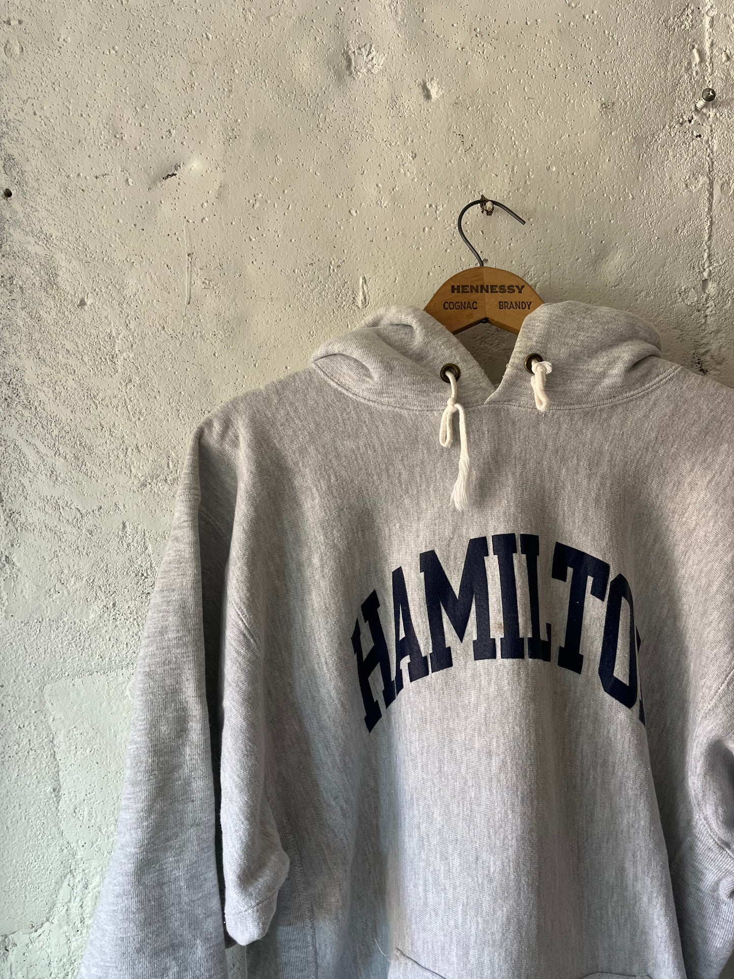 Hamilton College Reverse Weave Hoodie, Sz XL, 1990s