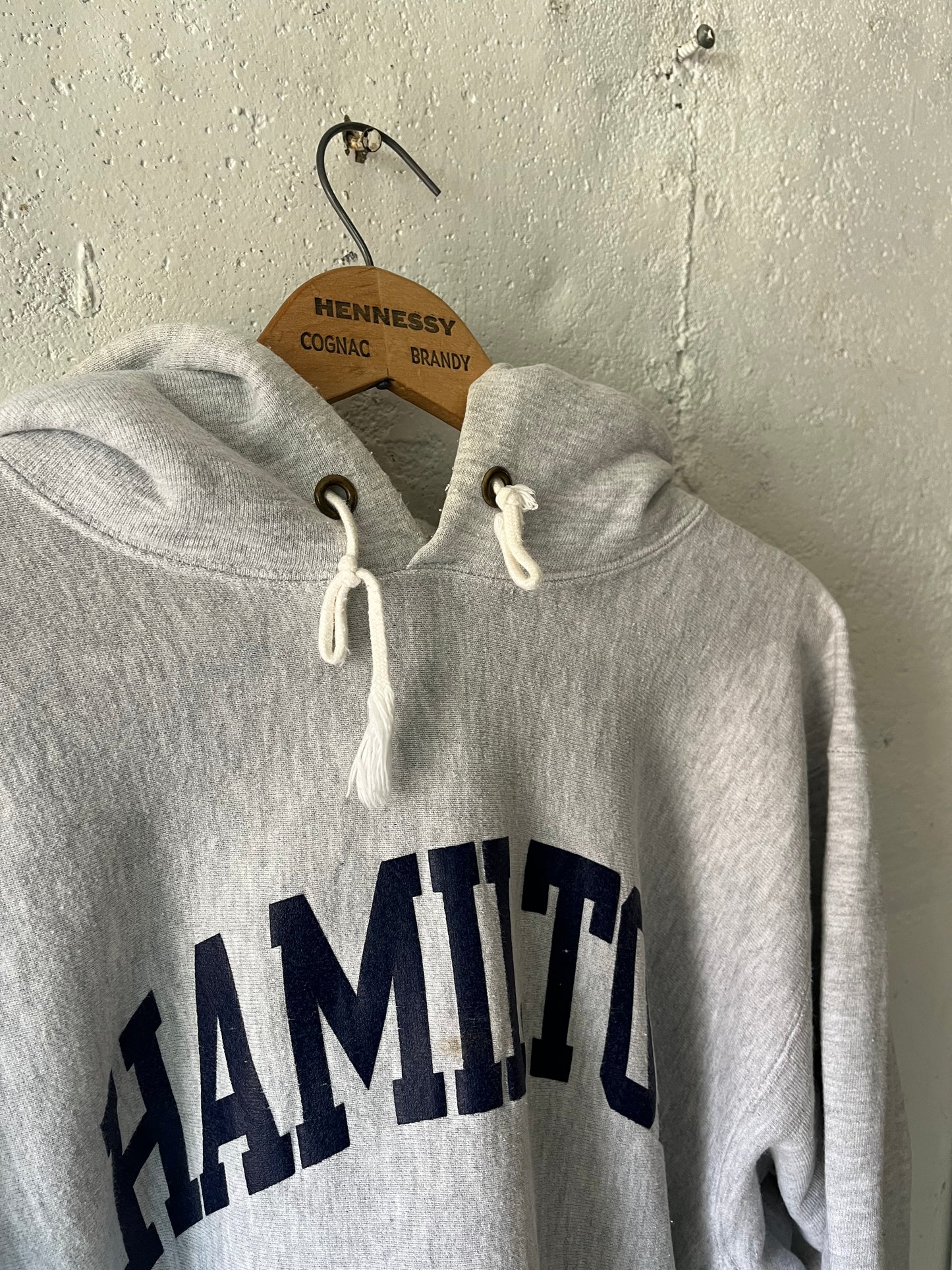 Hamilton College Reverse Weave Hoodie, Sz XL, 1990s