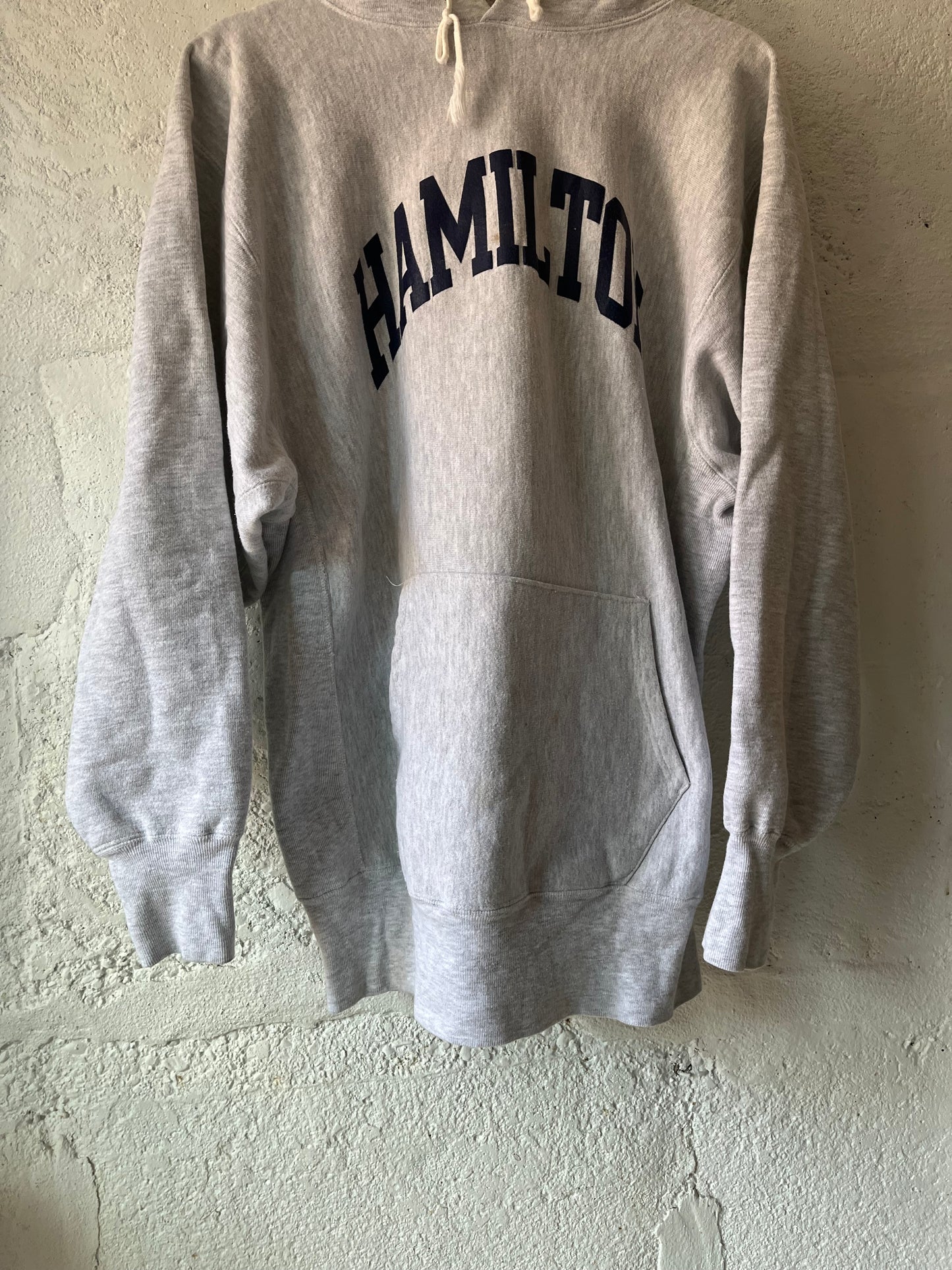 Hamilton College Reverse Weave Hoodie, Sz XL, 1990s