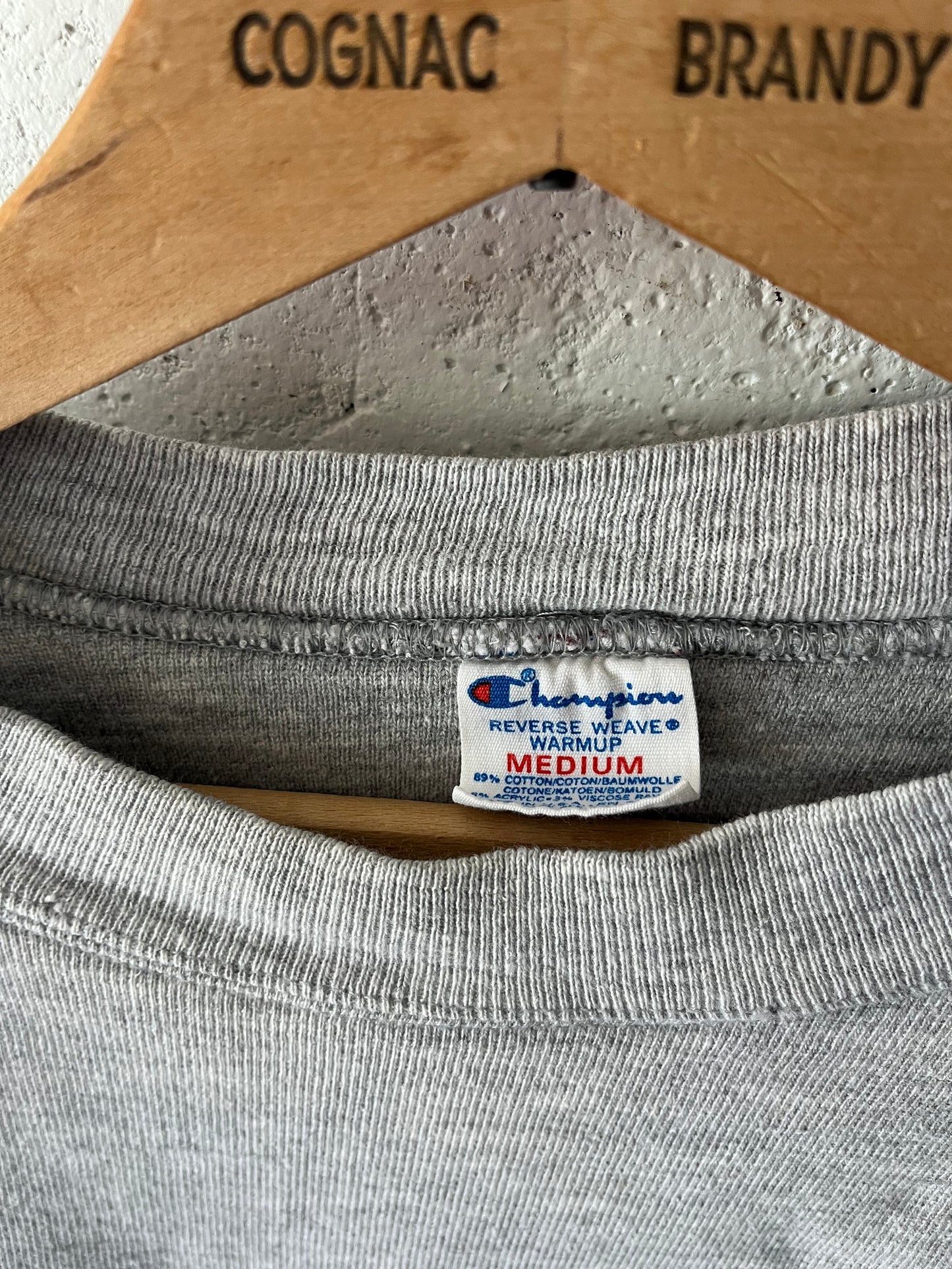 Wellesley Reverse Weave Double Face + Pocket, Sz M, 1980s