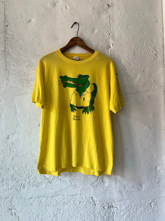 Preppy Gator, Sz L, 1980s