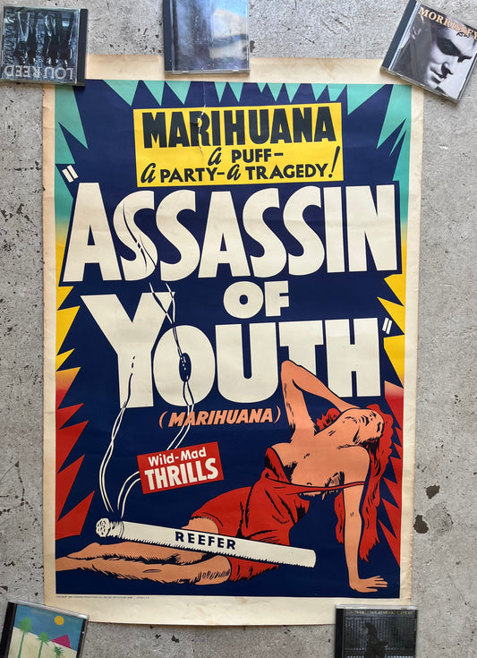 Assassin of Youth Lithograph, 1969