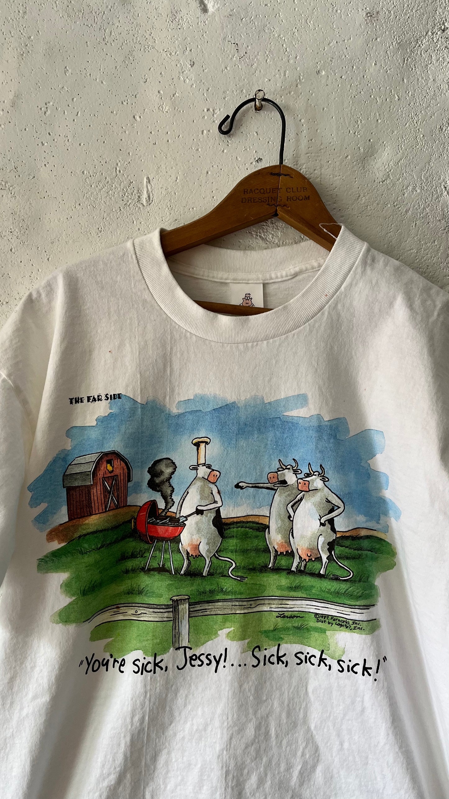 Far Side Comic Canibal Cow, Sz M, 1990s