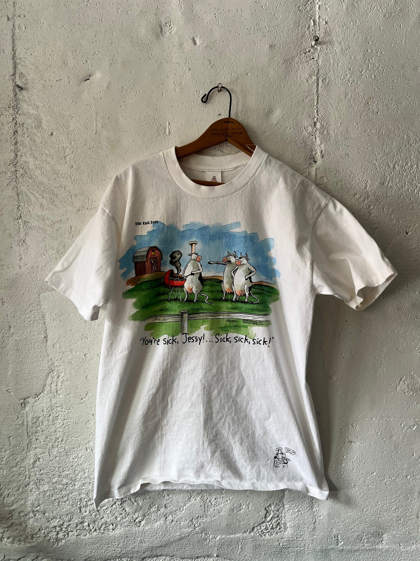 Far Side Comic Canibal Cow, Sz M, 1990s