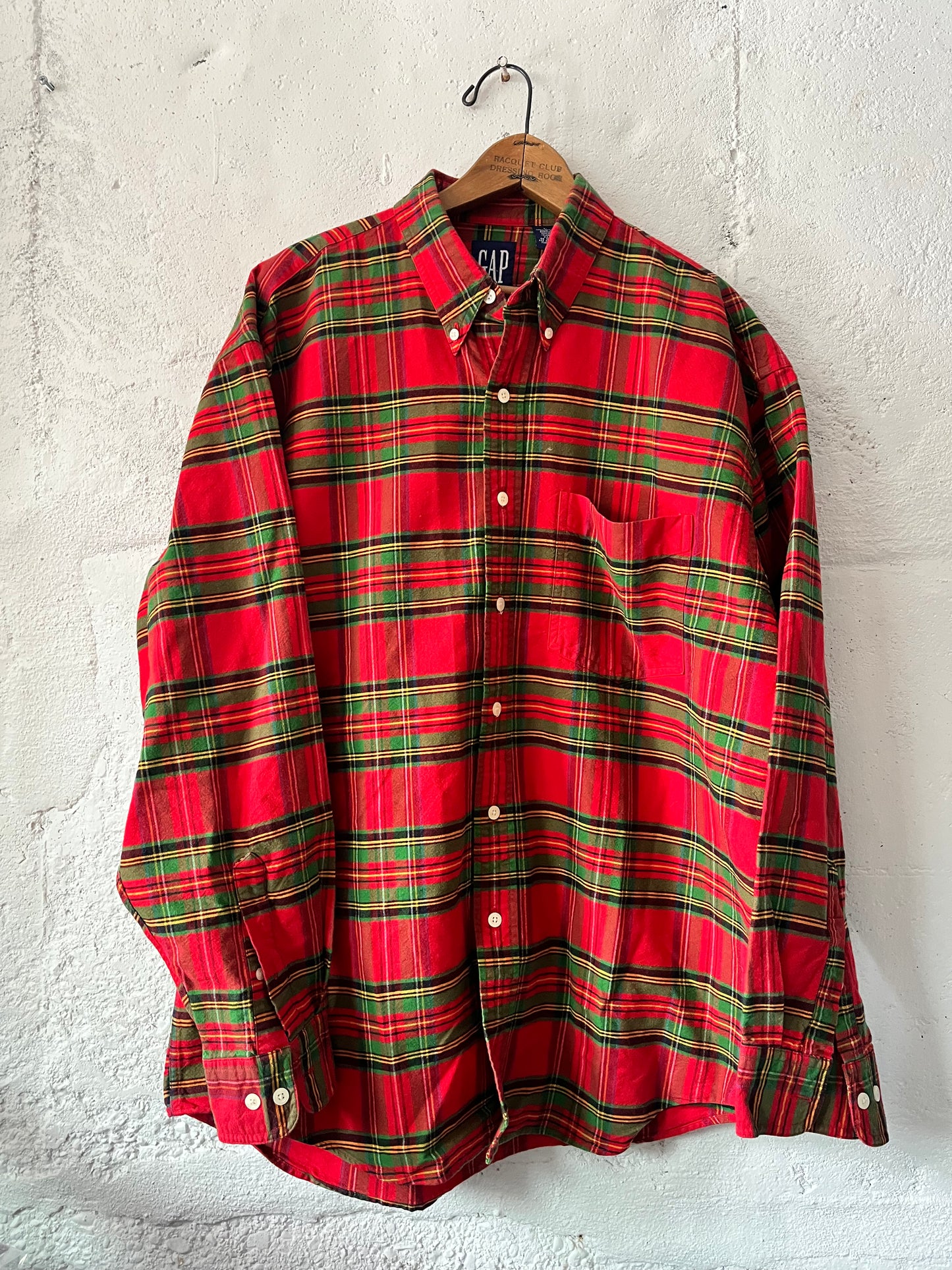 GAP Flannel, Sz L, 1990s