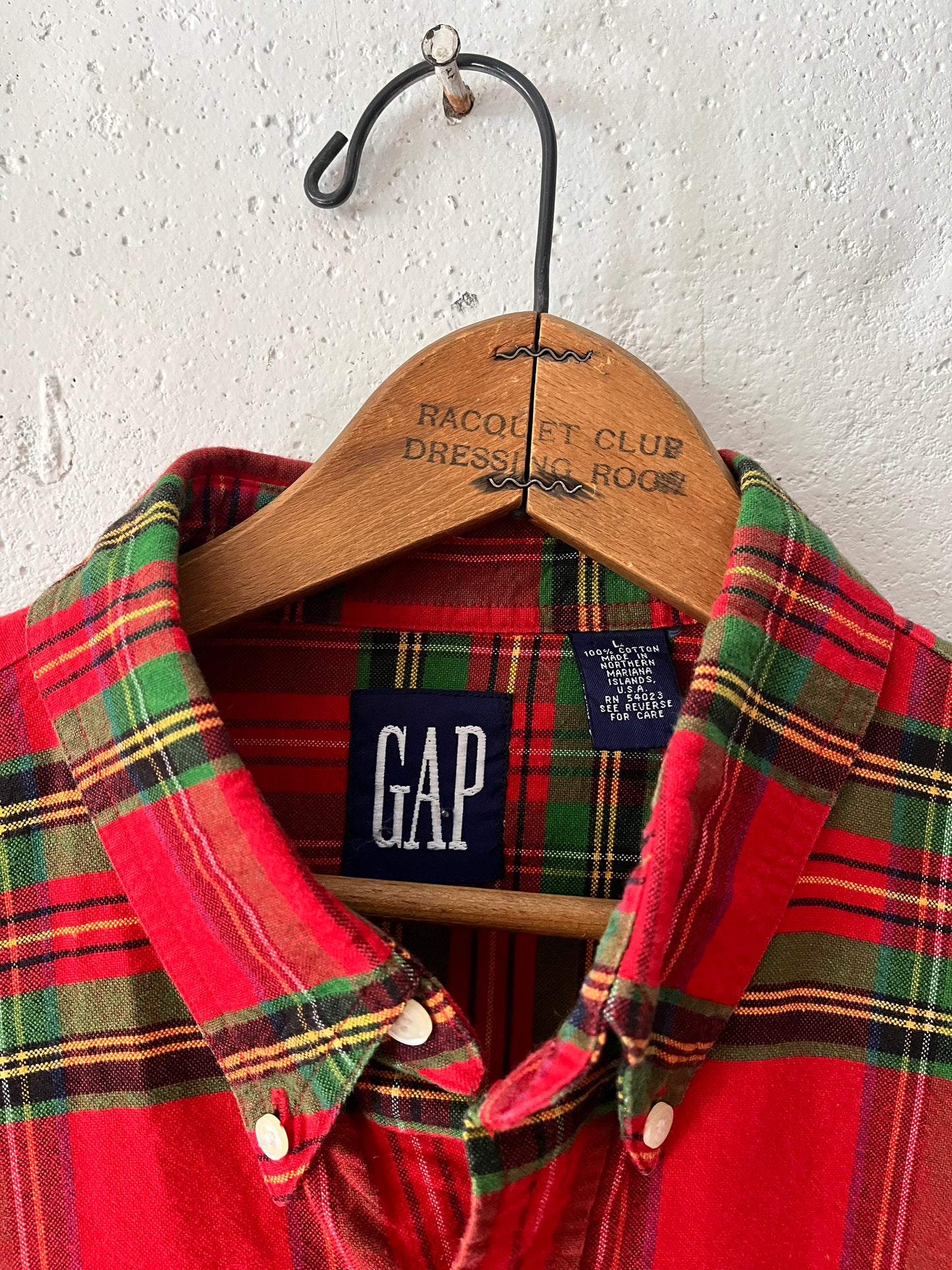 GAP Flannel, Sz L, 1990s