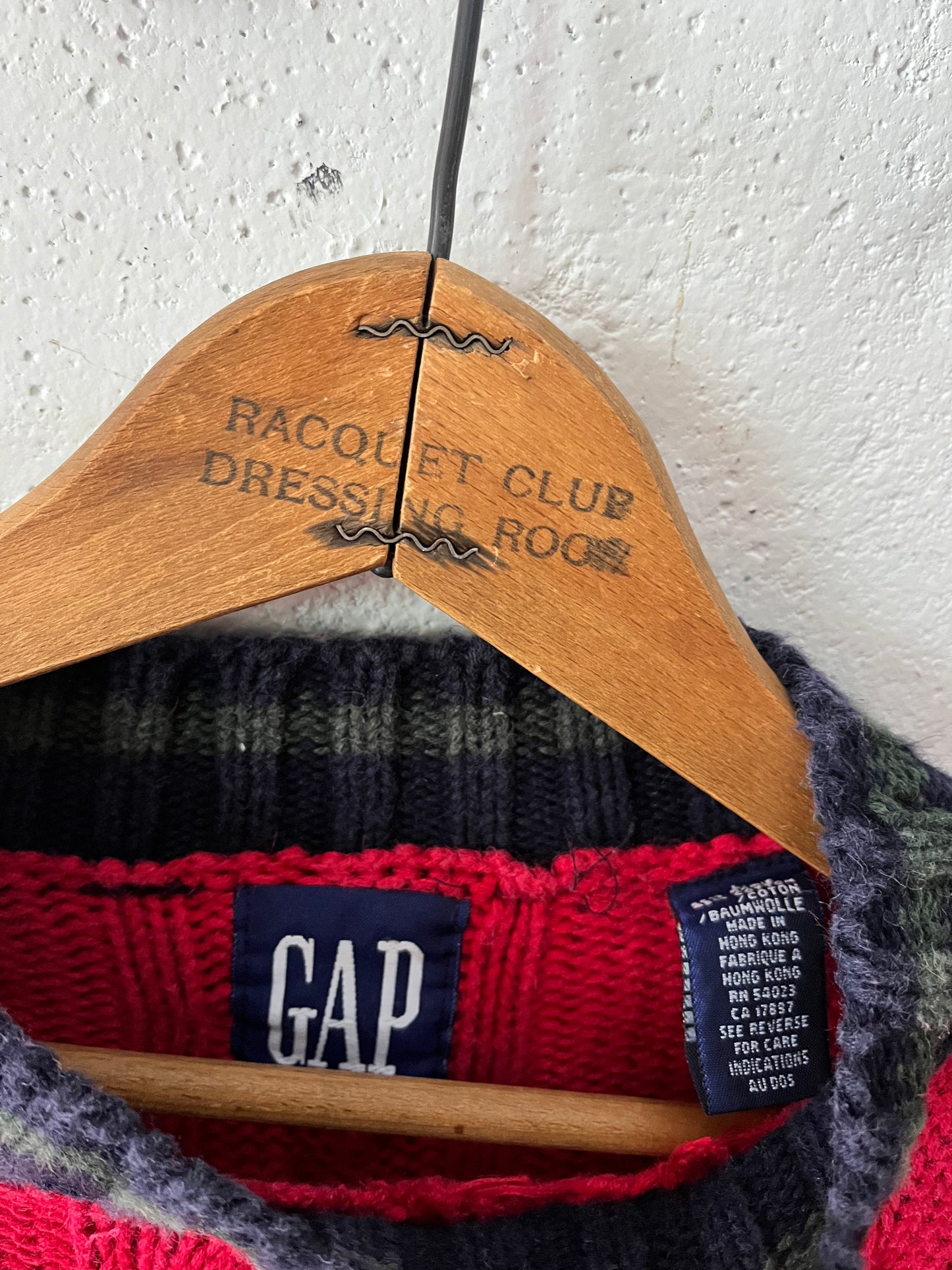 GAP Cable Knit, Sz L, 1990s