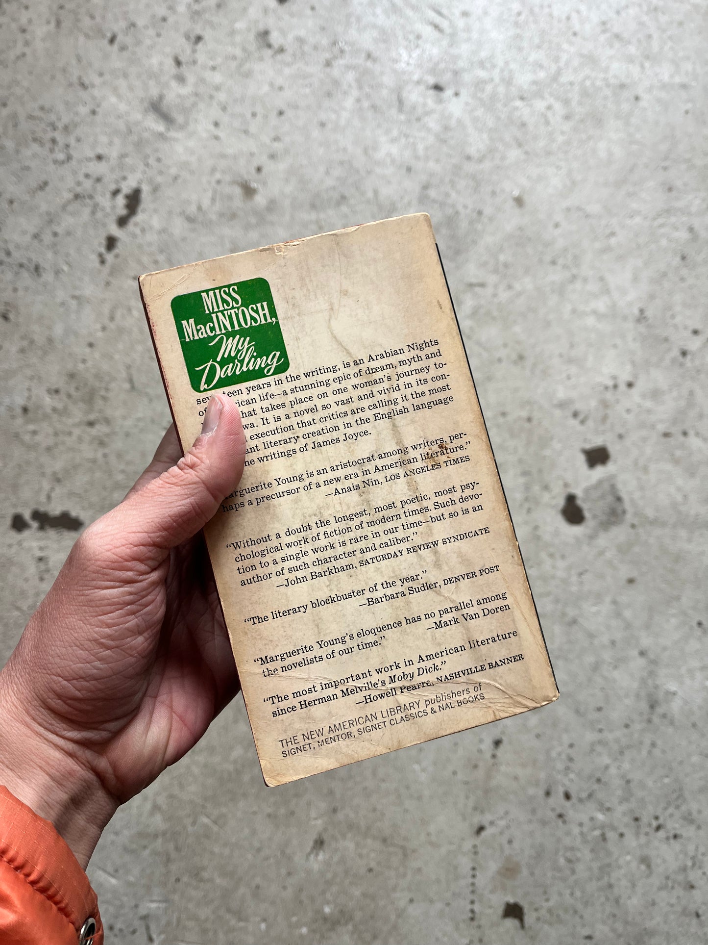 Marguerite Young, Miss Macintosh My Darling, 1967