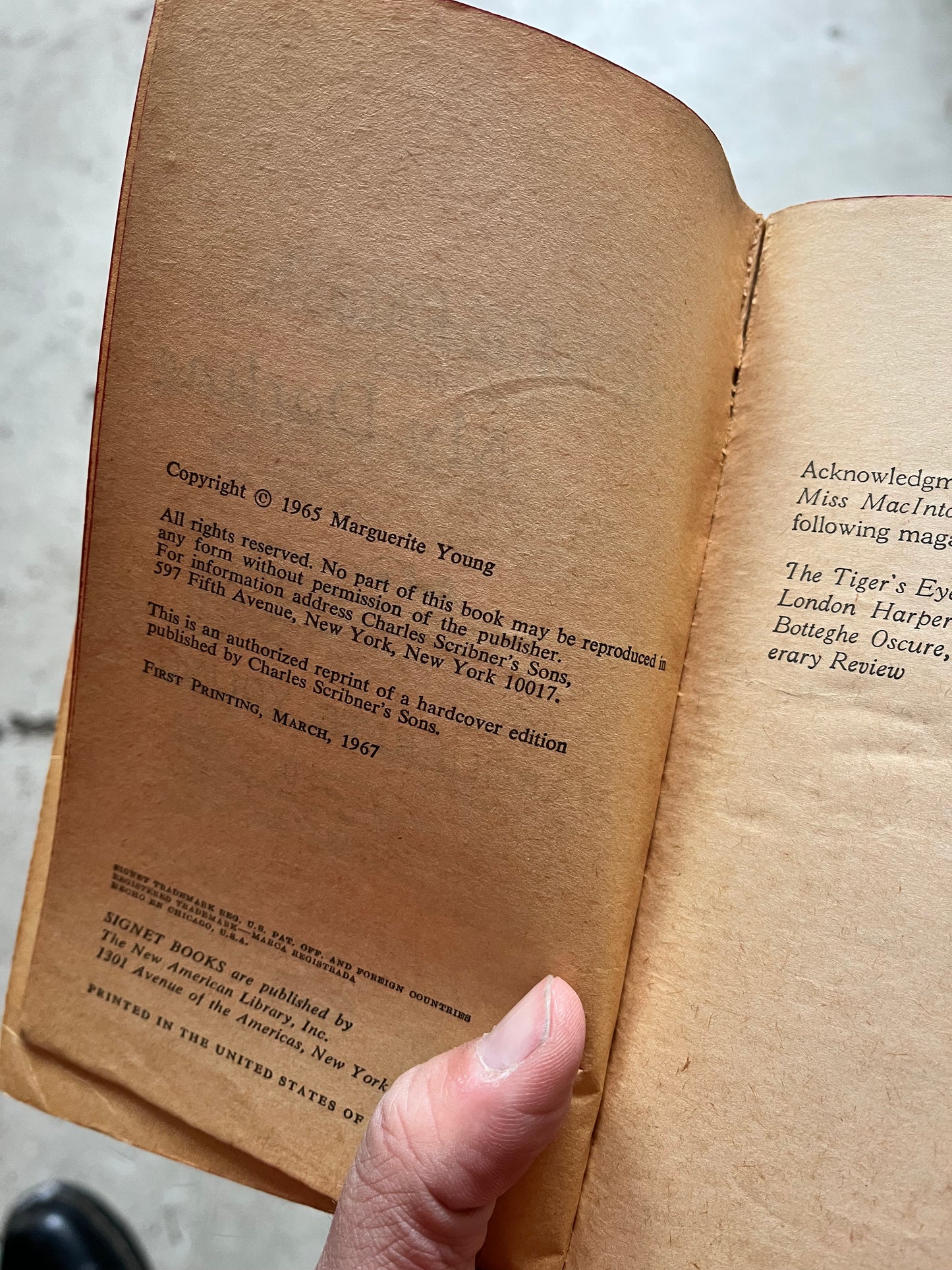 Marguerite Young, Miss Macintosh My Darling, 1967