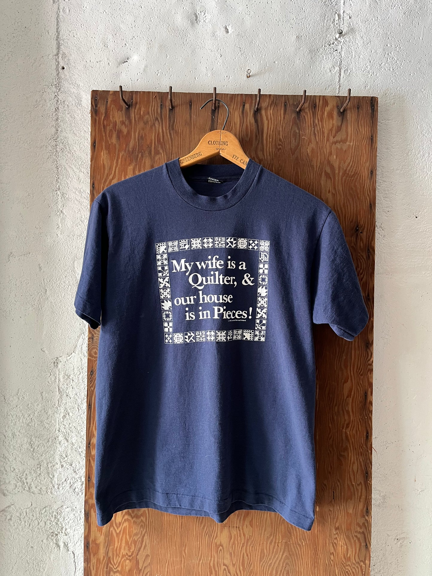 Quilting (Blue), Sz M, 1980s