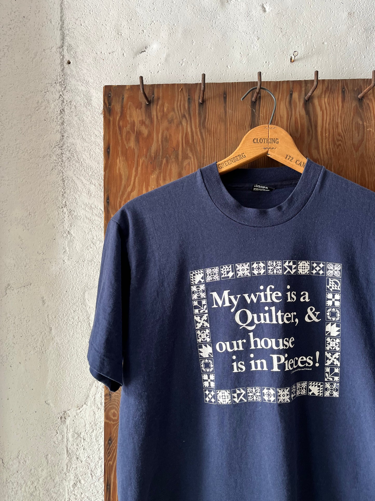 Quilting (Blue), Sz M, 1980s