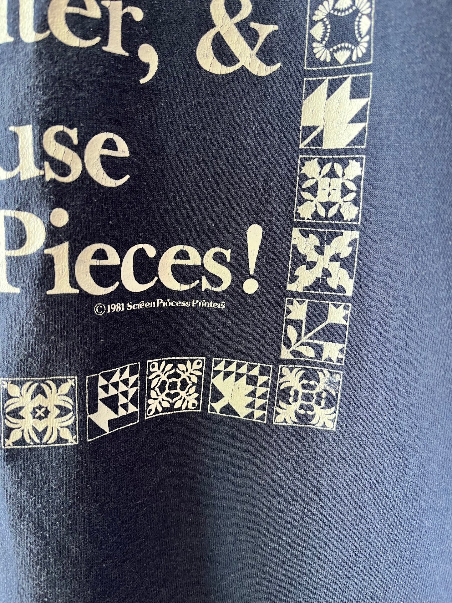 Quilting (Blue), Sz M, 1980s