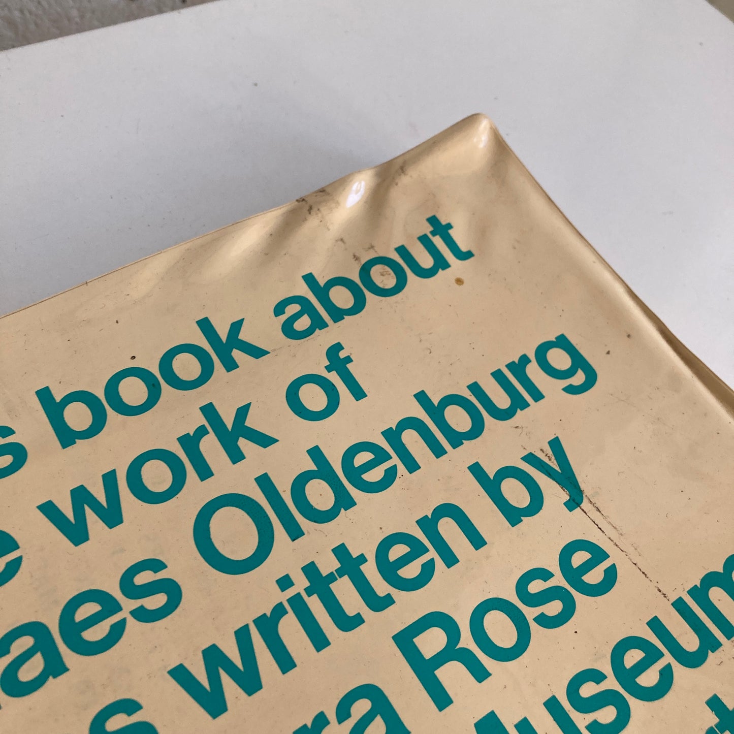 Claes Oldenburg Book + Exhibition Checklist