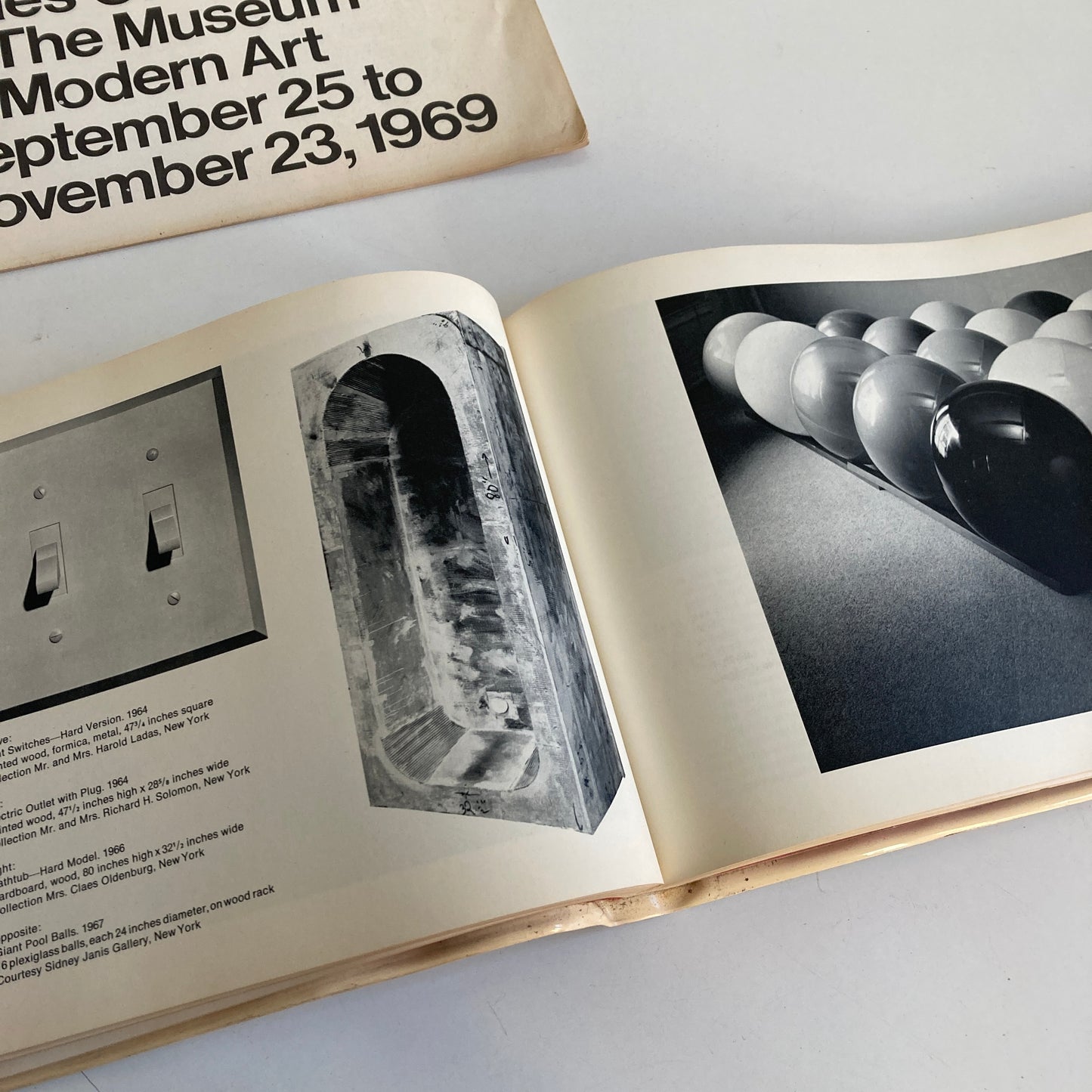 Claes Oldenburg Book + Exhibition Checklist