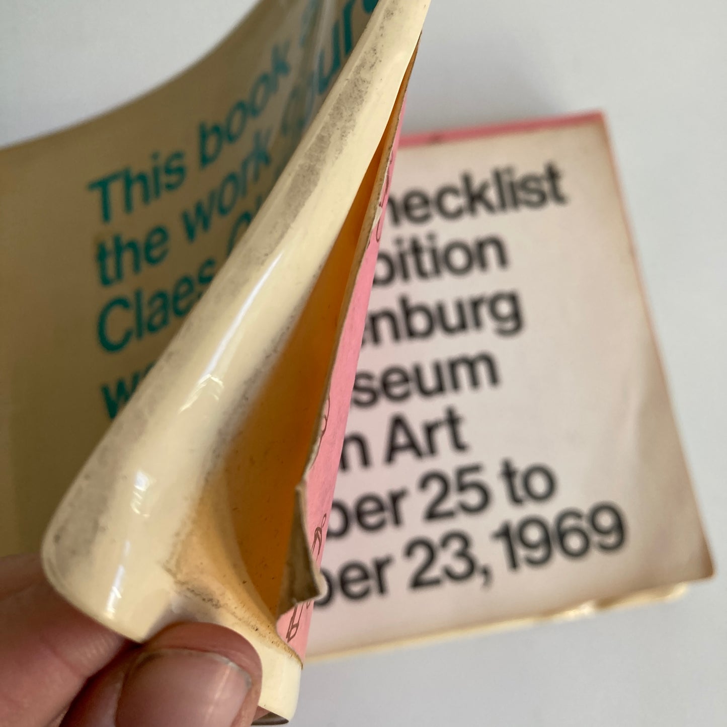 Claes Oldenburg Book + Exhibition Checklist